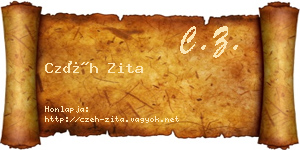 Czéh Zita névjegykártya